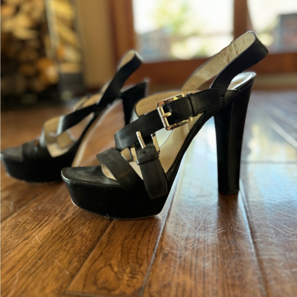 Michael Kors Josephine Black Slingback Women's size10!